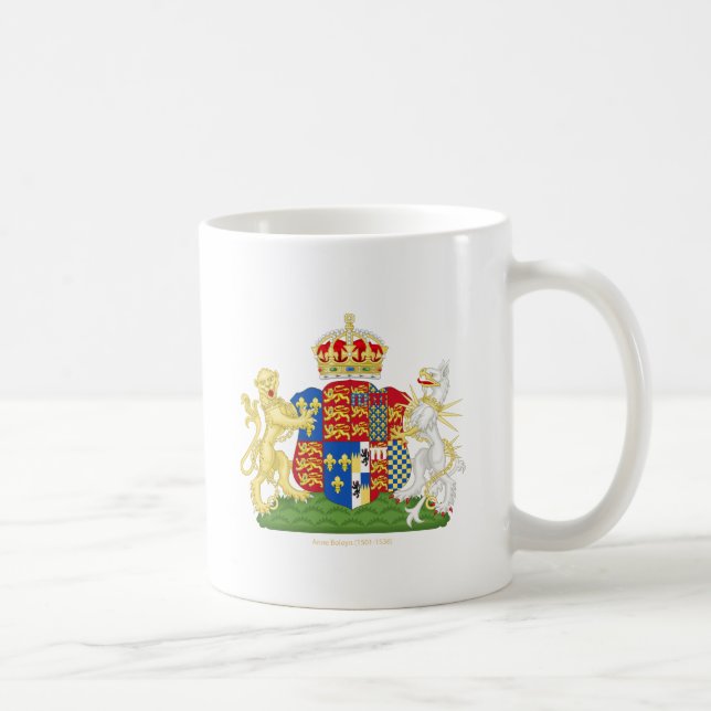 Caneca De Café Casaco de Armas Anne Bolena (Direita)