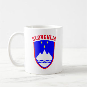 Caneca De Café Casaco de armas da ESLOVÊNIA