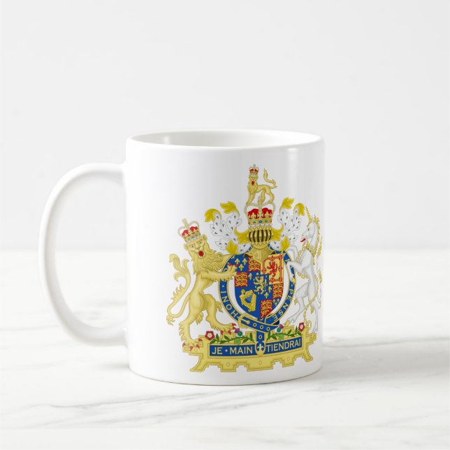 Caneca De Café Casaco De Armas Da Inglaterra (Esquerda)