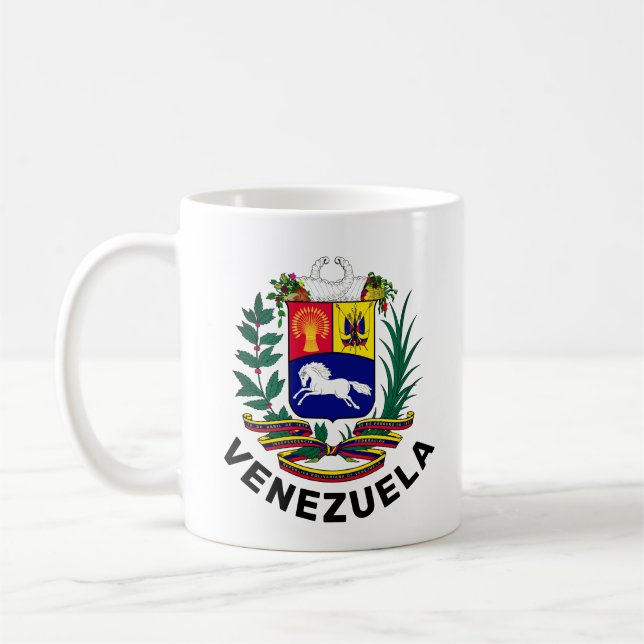Caneca De Café Casaco de armas da Venezuela (Esquerda)