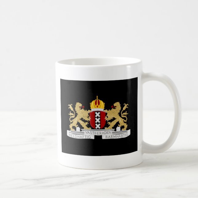 Caneca De Café Casaco de armas de Amesterdã (Direita)