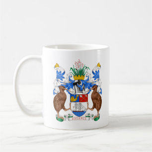 Caneca De Café Casaco de Armas de Auckland, NZ Coffee Mug