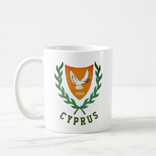 Caneca De Café Casaco de Armas de CHIPRE