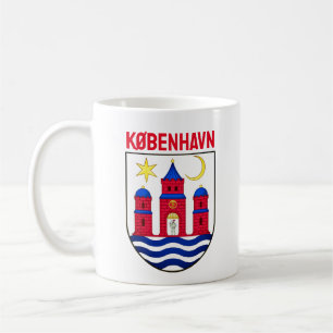 Caneca De Café Casaco de armas de Copenhaga - DINAMARCA