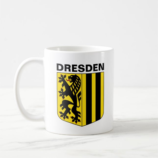 Caneca De Café Casaco de Armas de Dresden, Alemanha (Esquerda)