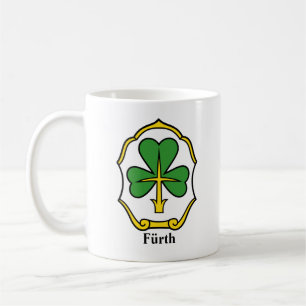 Caneca De Café Casaco de Armas de Fürth, Alemanha