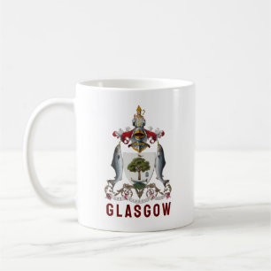 Caneca De Café Casaco de Armas de Glasgow, ESCÓCIA