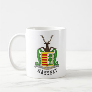 Caneca De Café Casaco de Armas de Hasselt, Bélgica
