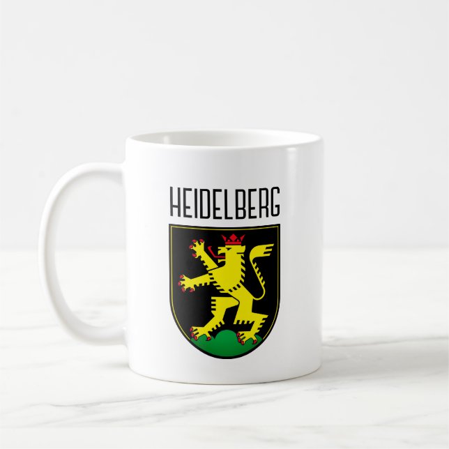 Caneca De Café Casaco de armas de Heidelberg - ALEMANHA (Esquerda)