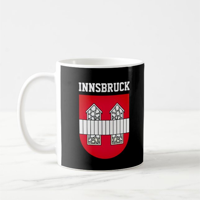 Caneca De Café Casaco de armas de Innsbruck - ÁUSTRIA (Esquerda)