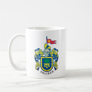Caneca De Café Casaco de Armas de Jalisco, México