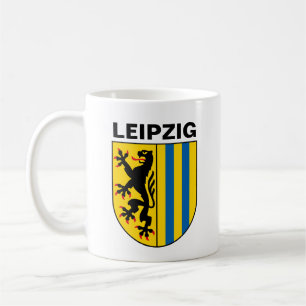 Caneca De Café Casaco de Armas de Leipzig, Alemanha