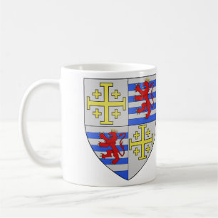 Caneca De Café Casaco De Armas De Lutão De Chipre E De Jerusalém