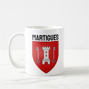 Caneca De Café Casaco de Armas de Martigues, França
