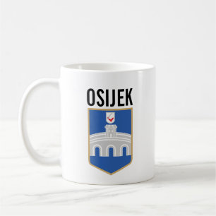 Caneca De Café Casaco de armas de Osijek, Croácia