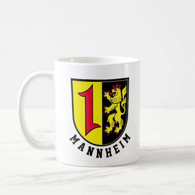 Caneca De Café Casaco de Armas Mannheim (Esquerda)
