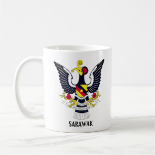 Caneca De Café Casaco de Armas Sarawak - MALÁSIA