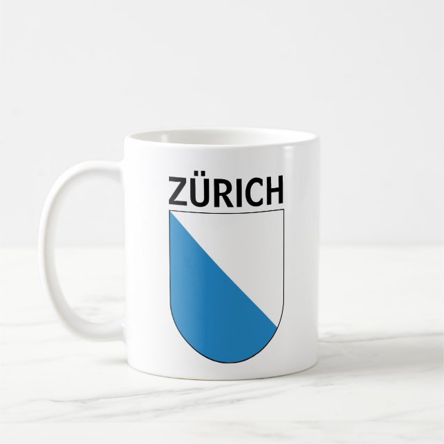 Caneca De Café Casaco de armas Zürich (Esquerda)