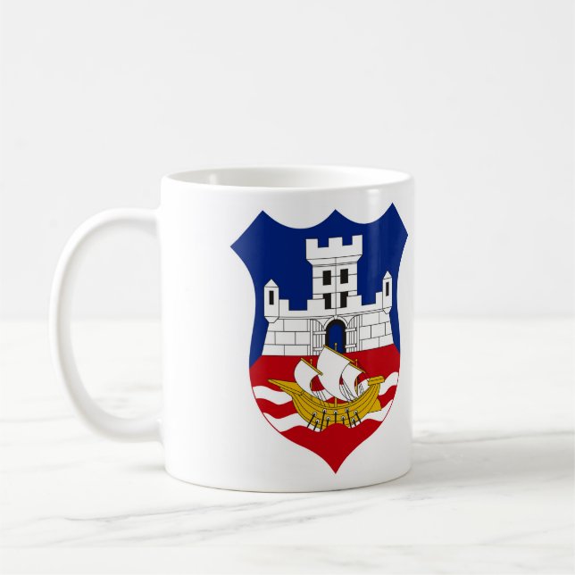 Caneca De Café Casaco de Arms Belgrado (Esquerda)