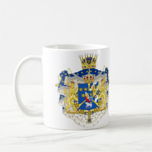 Caneca De Café Casaco De Arms Kronprins Carl Gustav Av Sverige
