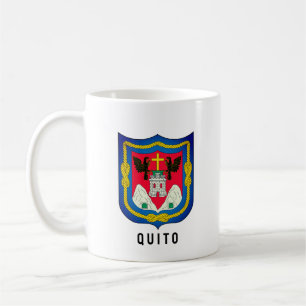 Caneca De Café Casaco de Braços de Quito, Coffee Mug Equador