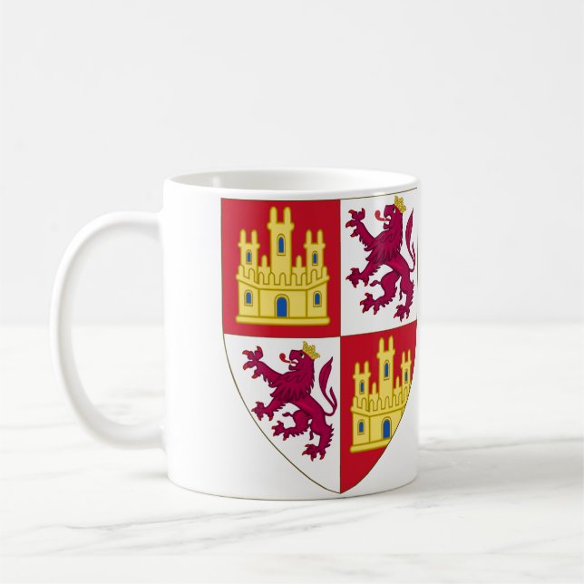 Caneca De Café Casaco Real das Armas - Castela (Esquerda)
