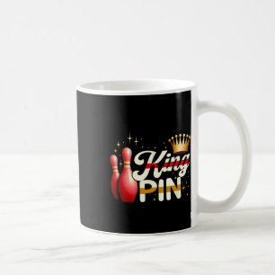 Caneca De Café Casais Bowler League Boliche King Pin Vestindo Cro