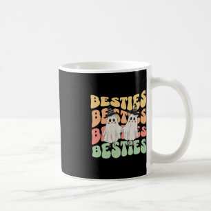 Caneca De Café Casais de Halloween Figuram para melhores amigos