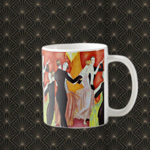 Caneca De Café casais para dança da década de 1920