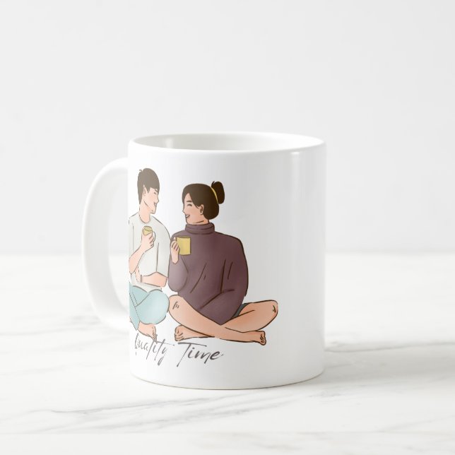 Caneca De Café casal (Frente Esquerda)