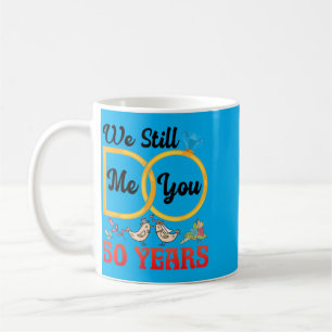 Caneca De Café Casal 50º Aniversário de Casamento Casados 50 Anos