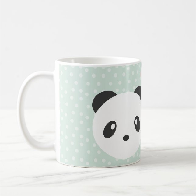 Caneca De Café Casal da panda (Esquerda)