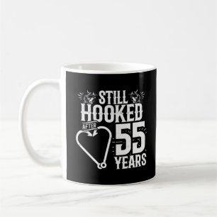Caneca De Café Casal de 55 anos de Casamento - Aniversário de 55 