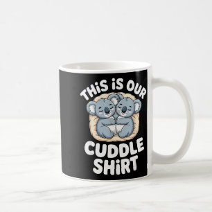 Caneca De Café Casal de Coala Fofo Ninho Este É Nosso Abraço