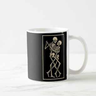 Caneca De Café Casal de esqueleto dançante - Hallowee gótico româ