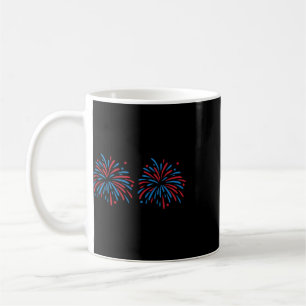 Caneca De Café Casal de Fogos de Artifício Engraçado dos EUA Apen