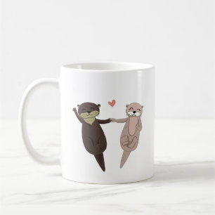 Caneca De Café Casal de Gatos Fofos