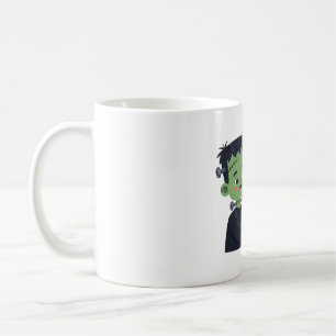 Caneca De Café Casal de Monstros de Frankenstein Arte de Hallowee