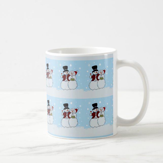 Caneca De Café Casal de neve (Direita)