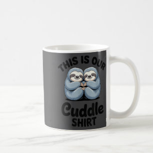 Caneca De Café Casal de Preguiças Fofo Este É Nosso Abraço
