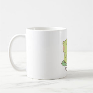 Caneca De Café Casal de Rãs Fofas para Sempre Pun de Amor de Rã