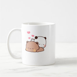 Caneca De Café Casal Do Urso De Panda E Brownie