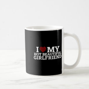 Caneca De Café Casal Engraçado Combinando Eu Amo Minha Garota Lin