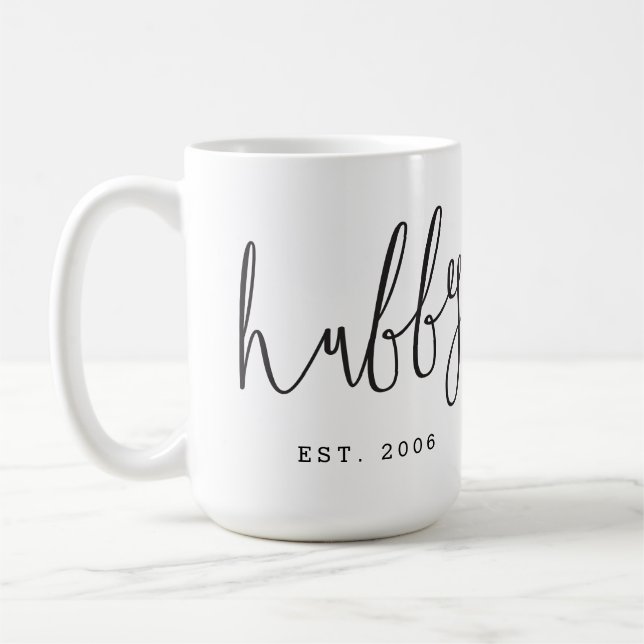 Caneca De Café Casal Hubby Mug (Esquerda)