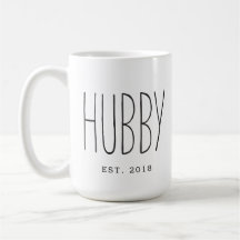 Casal Personalizado Hubby Mug Casando com Mug