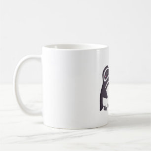 Caneca De Café Casal Pinguim Beijante
