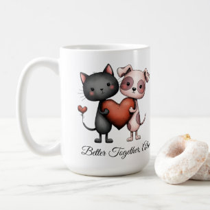 Caneca De Café Casal Romântico, Amor Fofo, Presente de Aniversári