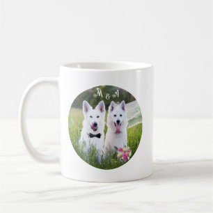 Caneca De Café Casal romântico de cães se casando
