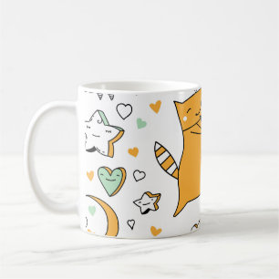 Caneca De Café Casal Vintage cat: ícones perfeitos.