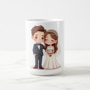 Caneca De Café Casamento com Mugs do Aniversário
